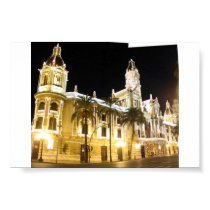 Valencia White Lights Building posters