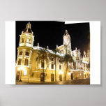 Valencia White Lights Building posters