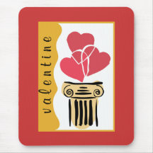 Valentine 3 Hearts Mouse Pads