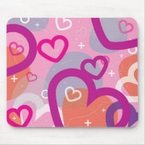 Valentine Abstract Mousepad mousepads