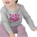 Valentine Baby Pink Hearts t-shirts by greenbaby Valentine Baby Pink Hearts t-shirts