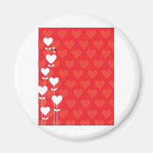 Valentine Background Magnets