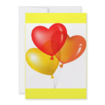 Valentine Balloons (1) Custom Announcement