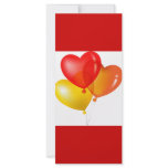 Valentine Balloons (1) Rack Card Template
