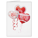 Valentine Balloons Greeting Cards