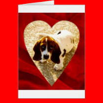 Valentine Bassett Hound cards