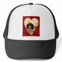 Valentine Bassett Hound hats by mydoggieworld Valentine Bassett Hound hats