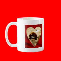 Valentine Bassett Hound mugs
