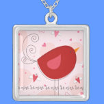 Valentine Be Mine Square Necklace necklaces