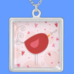 Valentine Be Mine Square Necklace necklaces