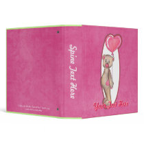 Valentine Bear Binder by Customizables Valentine Bear Binder