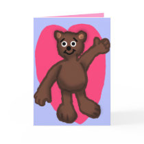 Valentine Bear Card