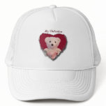 Valentine Bear Heart Hat
