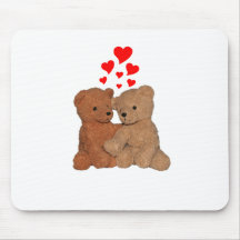 Valentine Bears Mousepads