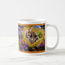 Valentine Bengal Cat Mug
