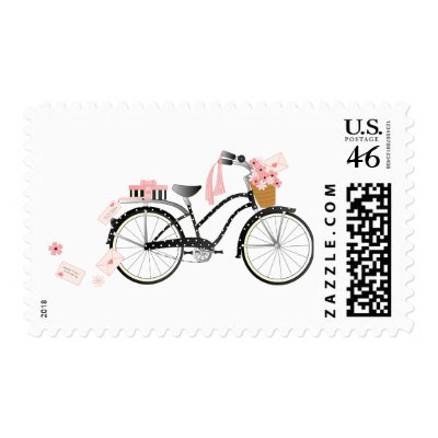 Valentine Bicycle Postage by trennea