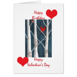 Valentine birthday cards