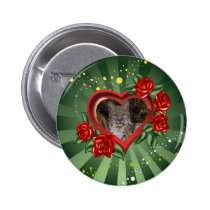 Valentine Bobcat Button buttons