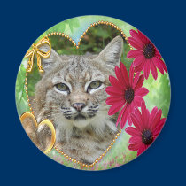 Valentine Bobcat Magnet magnets