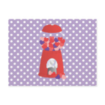 Valentine Bubblegum postcards
