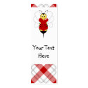 Valentine Bumble Bee Bookmark business cards by bugspot Valentine Bumble Bee Bookmark business cards