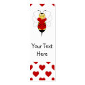 Valentine Bumble Bee Bookmarks