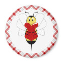 Valentine Bumble Bee Magnet