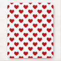 Hearts Background Mousepad