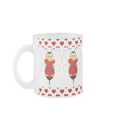Valentine Bumble Bee Mug by bugspot