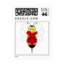 Valentine Bumble Bee Postage Stamp