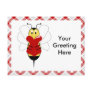 Valentine Bumble Bee Postcard