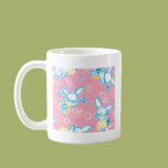 Valentine Bunnies in Pink Mug