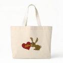 valentine bunny bags