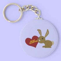 valentine bunny keychains