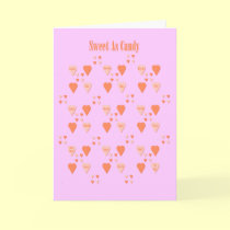 valentine candy cards