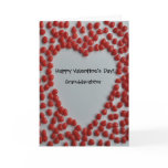 valentine candy heart for granddaughter card