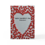 valentine candy heart for grandson card