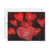 Valentine Candy invitations