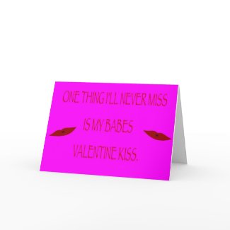 VALENTINE card