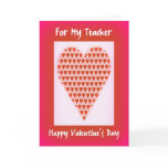 Valentine Card for Teachers