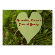 valentine card Natural Beauty