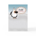 Valentine card: Penguin with warm heart by chuckink Valentine card: Penguin with warm heart
