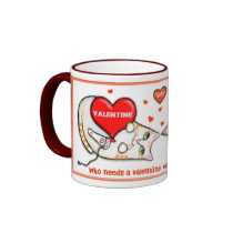 Valentine Cats & Balloons Coffee or Tea Mug by jamiecreates1 Valentine Cats & Balloons Coffee or Tea Mug