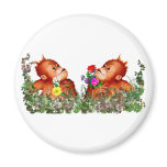 Valentine Chimps Magnet