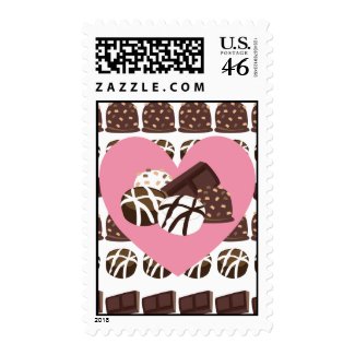 Valentine Chocolates Postage stamp