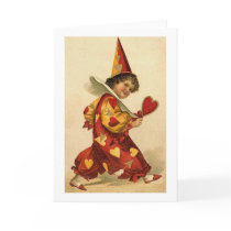 Valentine Clown (2) Card