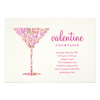 Valentine Cocktail Party Invitation