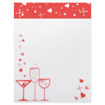 Valentine Cocktails Personalized Letterhead