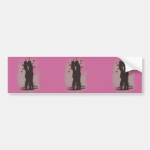 valentine couple bumper sticker