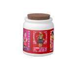 VALENTINE CREATIONS COOKE JARS - BEST GIFTS - LOVE CANDY JARS